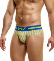 Modus Vivendi X-Retro Briefs Exclusive Eco-friendly Cotton Fabric Yellow 24220 - SexyMenUnderwear.com