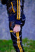 MR. RIEGILLIO PVC Tracksuit Pants With Two Side Pockets & Yellow Stripes 5 - SexyMenUnderwear.com