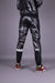 MR. RIEGILLIO Vegan Leather Pants Tracksuit With Drawstring & Ribbed Cuffs Black - SexyMenUnderwear.com