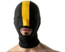 Naughty Open Mouth Lycra Hood TOF PARIS Cagoule Stretchy Yellow 65 - SexyMenUnderwear.com