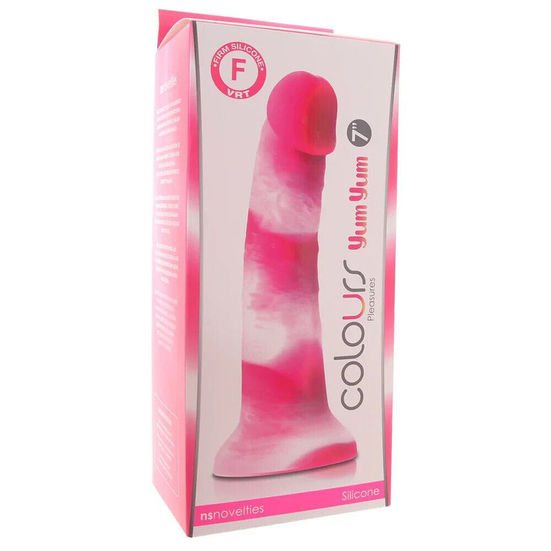 NS NOVELTIES 7''inch Dildo Colours Pleasures Yum Yum Pink