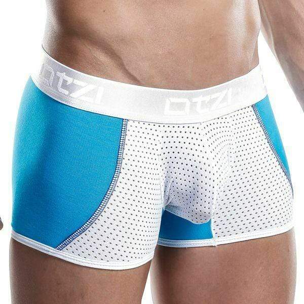 Otzi Boxer Trunk Turquoise/White OTG020 MX2 - SexyMenUnderwear.com