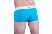 Otzi Boxer Trunk Turquoise/White OTG020 MX2 - SexyMenUnderwear.com