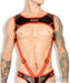 Outtox By Maskulo Harness Crop-Top With C-Ring Red HR142-10 5 - SexyMenUnderwear.com