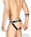 Outtox By Maskulo Jock Provocative Jockstrap Leather Look Black JS140-90 9 - SexyMenUnderwear.com