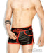 OUTTOX By Maskulo Short Full-Zipper Shorts Leather Look Red SH140-10 3 - SexyMenUnderwear.com