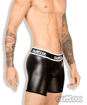Outtox By Maskulo Shorts Wrapped Rear Cycling Fetish Short White SH143-90 9 - SexyMenUnderwear.com
