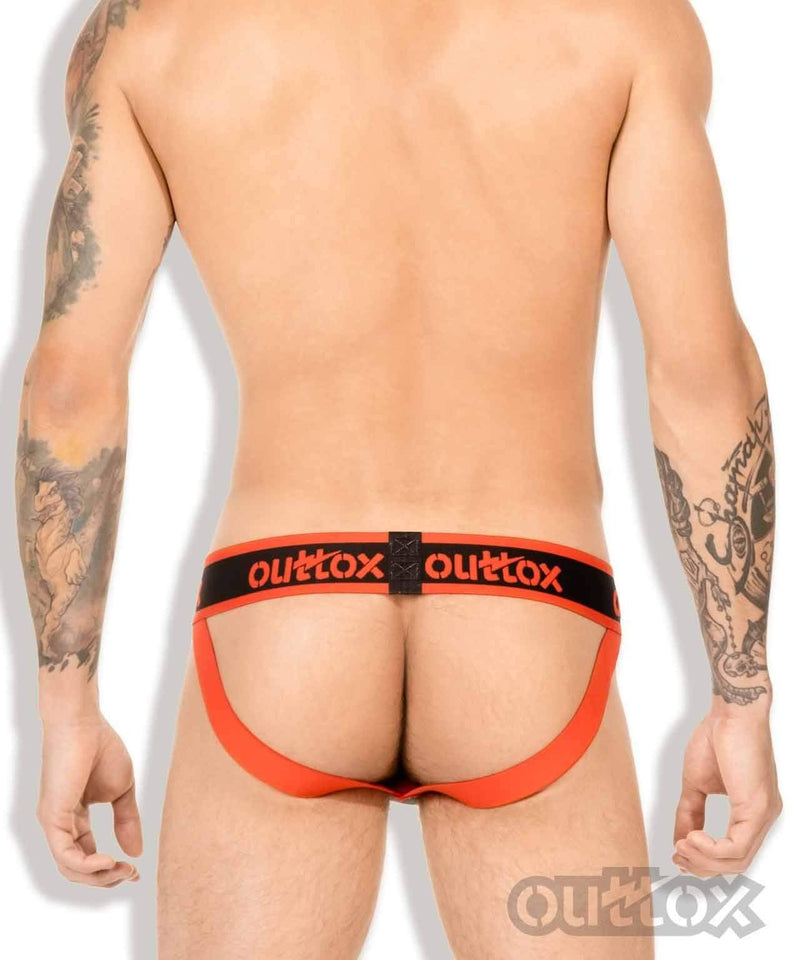 Outtox Maskulo Jocks Low Rise fetish Jockstrap Red JS144-10 8 - SexyMenUnderwear.com