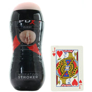 PDX Vibrating Fanta Flesh Pussy Stroker Masturbator Vanilla 6 - SexyMenUnderwear.com