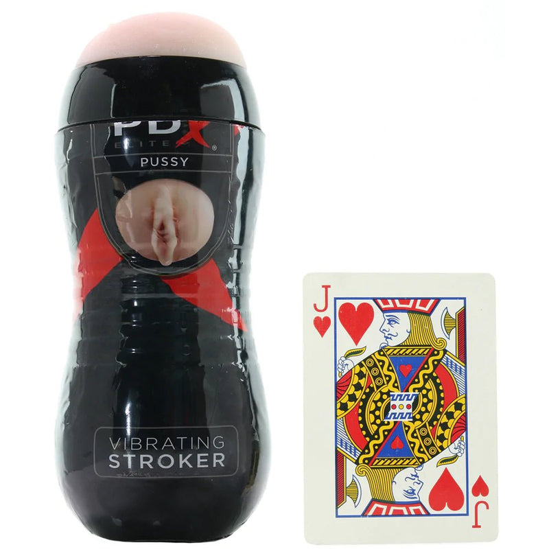 PDX Vibrating Fanta Flesh Pussy Stroker Masturbator Vanilla 6 - SexyMenUnderwear.com
