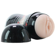 PDX Vibrating Fanta Flesh Pussy Stroker Masturbator Vanilla 6 - SexyMenUnderwear.com