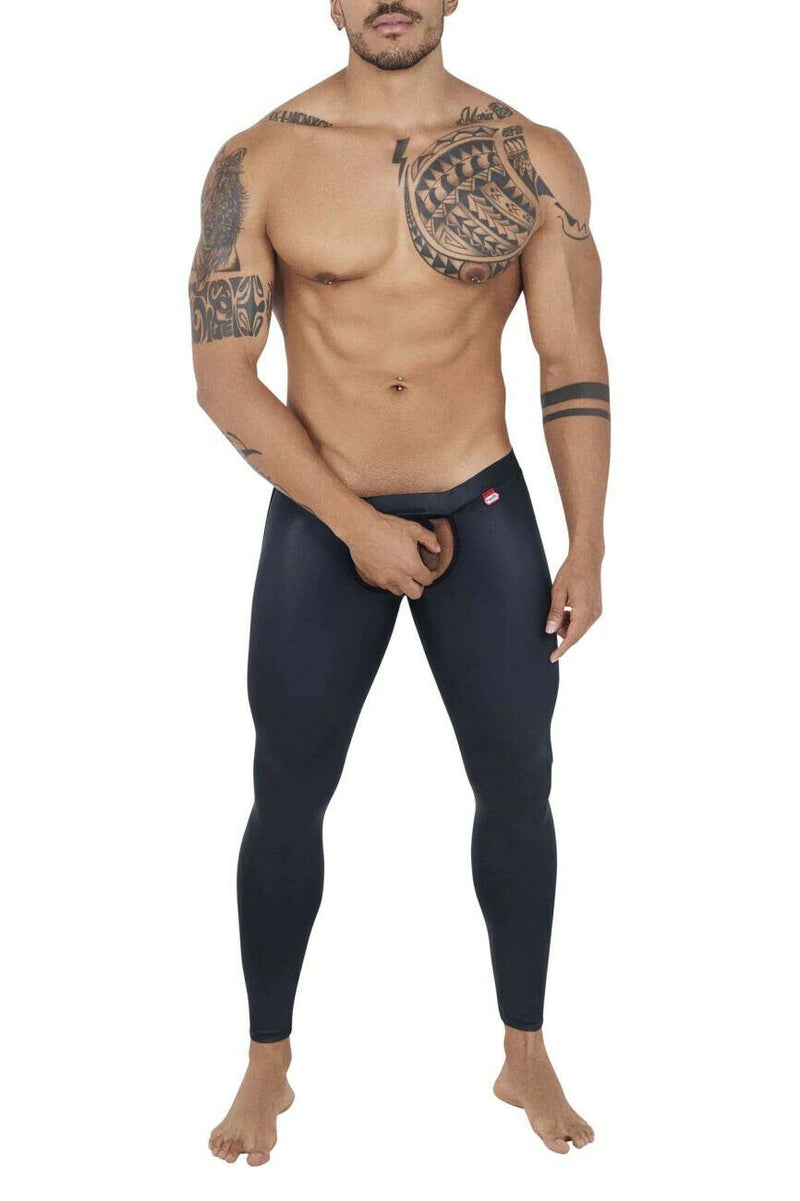 PIKANTE Dirty Pant Athletic Snuggy Fit Open Pouch & Butt Black Pants 0834 5 - SexyMenUnderwear.com