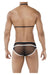 PIKANTE Harness HOT Briefs Low-Rise Stretch See-Through Brief Black 0495 3 - SexyMenUnderwear.com