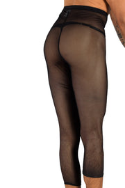 PIKANTE Legging Manhood Long Johns See through Inner Thongs Black 0336 5 - SexyMenUnderwear.com