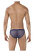 PIKANTE Lust Mesh Briefs Stretchy Ergonomic Fit Sexy Dark Blue Brief 0498 2 - SexyMenUnderwear.com