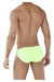 PIKANTE Seduction Briefs Silky Second Skin Seamed Pouch Lime Green 0496 2 - SexyMenUnderwear.com