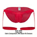 PIKANTE Seductive Briefs With Extra Straps Silky Stretchy Red Brief 04995 2 - SexyMenUnderwear.com