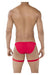 PIKANTE Seductive Briefs With Extra Straps Silky Stretchy Red Brief 04995 2 - SexyMenUnderwear.com