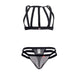 PIKANTE Set Kit ARNESS Combo Elastic Harness & Thongs Personality Black 0331 5 - SexyMenUnderwear.com