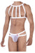 PIKANTE Set Kit ARNESS Combo Elastic Harness & Thongs Personality White 0331 5 - SexyMenUnderwear.com