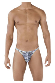 PIKANTE Tribal Thong Contour Pouch Smooth Stretchy Microfiber Thongs 0502 4 - SexyMenUnderwear.com