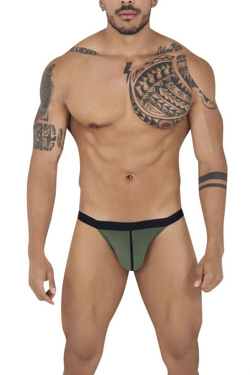 PIKANTE Virgin Bikini Briefs Sexy Back Opening Brief Green 0840 3 - SexyMenUnderwear.com