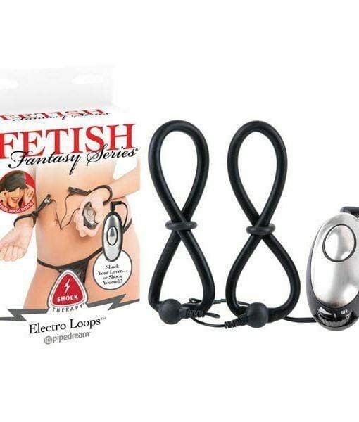 Pipedream Shock Therapy Fetish Electrostim Loops Adjustable genitals and wrist - SexyMenUnderwear.com