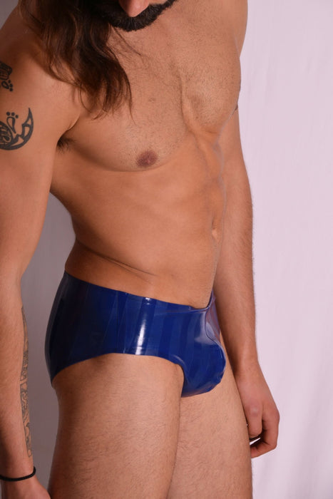 Polymorphe Latex Brief Rubber Underwear Briefs Royal UN-015ASTR 9 - SexyMenUnderwear.com