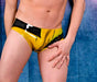 Polymorphe Rubber Brief Underwear Pure Latex Briefs Fetish Yellow UN-015AM 4 - SexyMenUnderwear.com