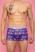 POP Short Boxer Collection ’STRONGER TOGETHER’ Fashion Boxer Purple 1 - SexyMenUnderwear.com
