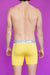 POP Underwear Bamboo Boxer Long Hypoallergenic " GOOD VIBES ONLY " Yellow 2 - SexyMenUnderwear.com