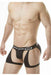 PPU Jockstrap Multi Brief Combo Unique Sexy Men's Jock Black 1806 MX1 - SexyMenUnderwear.com
