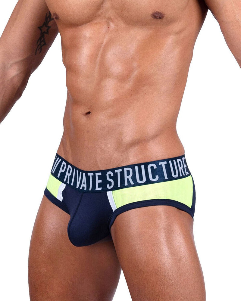 PRIVATE STRUCTURE Athlete Mini Brief Navy Ranger Blue 4388 1041