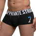 Private Structure Athlete Trunk Boxer Black 4196 63A - SexyMenUnderwear.com