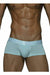 Private Structure Bamboo Boxer Sports Trunks Platinum Seamed Pouch MINT 4073 36 - SexyMenUnderwear.com