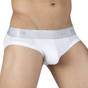 PRIVATE STRUCTURE Bamboo Mini Briefs Viscose Mid-Waist Bright White 4378 60 - SexyMenUnderwear.com