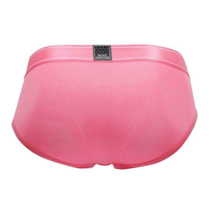 Private Structure Bamboo Sports Brief Platinum Low Rise Sexy Pink Blush 3748 43 - SexyMenUnderwear.com