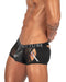 PRIVATE STRUCTURE Boxer Alpha Low Waist Harness Trunk Shades Of Black 4415 - SexyMenUnderwear.com