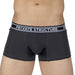 PRIVATE STRUCTURE Boxer Bamboo Viscose Sports Mid-Waist Trunk Raven Black 4379 - SexyMenUnderwear.com