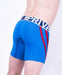 Private Structure Boxer Cotton Befit Athlete Long Boxer Trunk Blue 3347 27 - SexyMenUnderwear.com