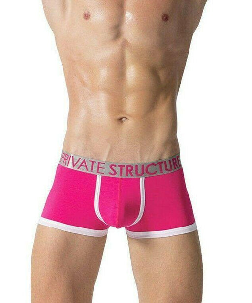 Private Structure Boxer Cotton Rose SOHO Spectrum X Trunk Pink 3682 7 - SexyMenUnderwear.com