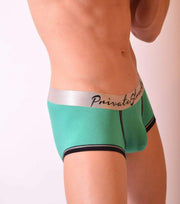 Private Structure Boxer Crayon sensual Mini Trunk Green 1881 99 - SexyMenUnderwear.com