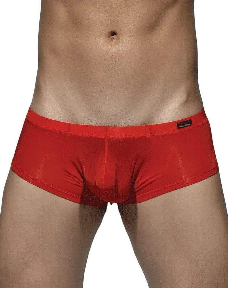 Private Structure Boxer Desire-Glaze Soft Hipster Red 3487 83 - SexyMenUnderwear.com