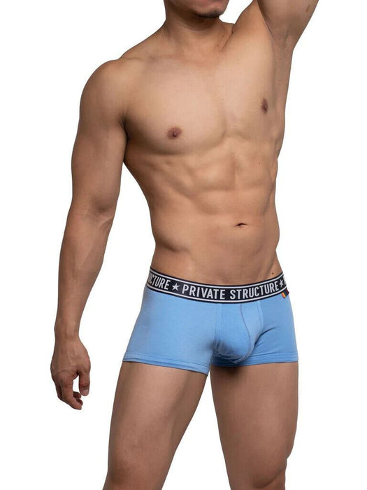 Private Structure Boxer Trunk Gay Pride Cotton Undies Boy Blue 4020 17A