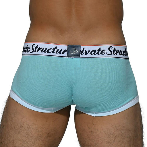 Private Structure Classic Bamboo Boxer Trunks Body-Defining Fit Ice Blue 4070