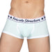 Private Structure Classic Bamboo Boxer Trunks With Body-Defining Dew White 4070
