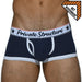 Private Structure Classic Bamboo Boxer Trunks With Body-Defining Fit Navy 4070