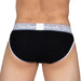 Private Structure Classic Briefs Low-Rise Cutaway Rayon Tanga-Brief Black 3274