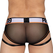 PRIVATE STRUCTURE Cotton Harness Mini Brief Momentum Orange 4357