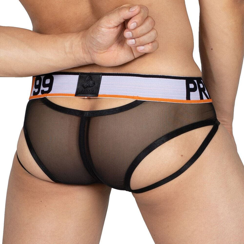 PRIVATE STRUCTURE Cotton Mini Brief Momentum Orange Catcher 4238